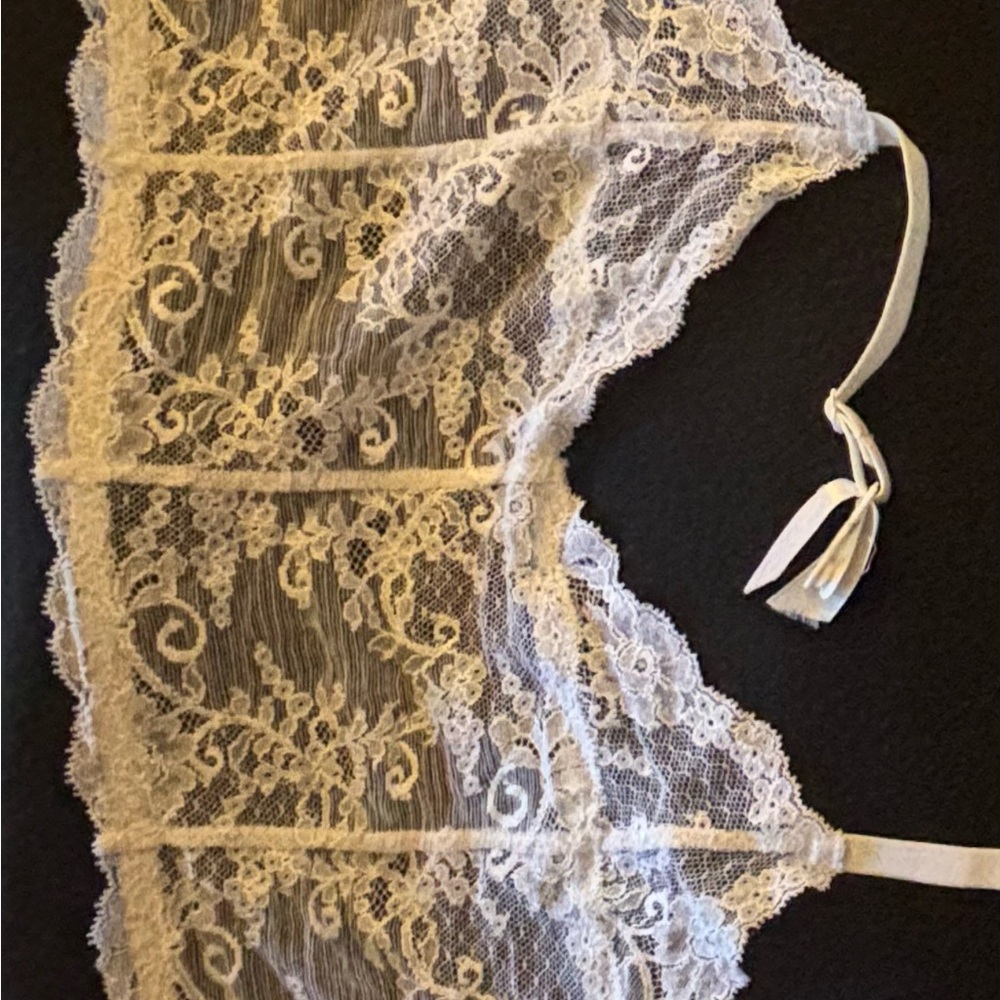 Cosabella Cream Lace Garter Belt